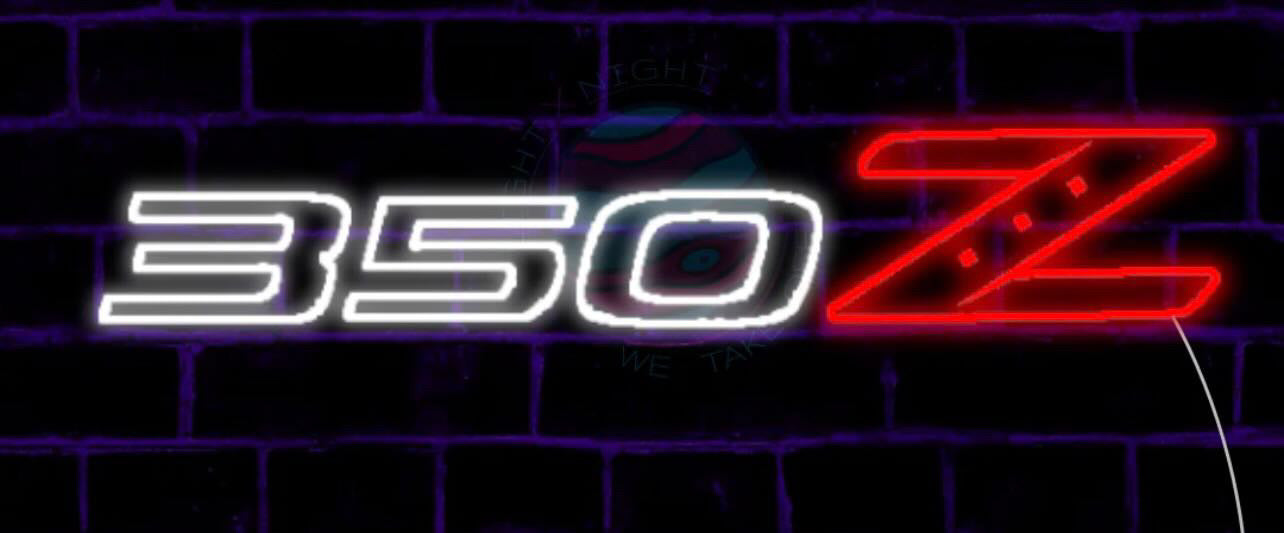 Nissan - 350Z neon - décoration murale