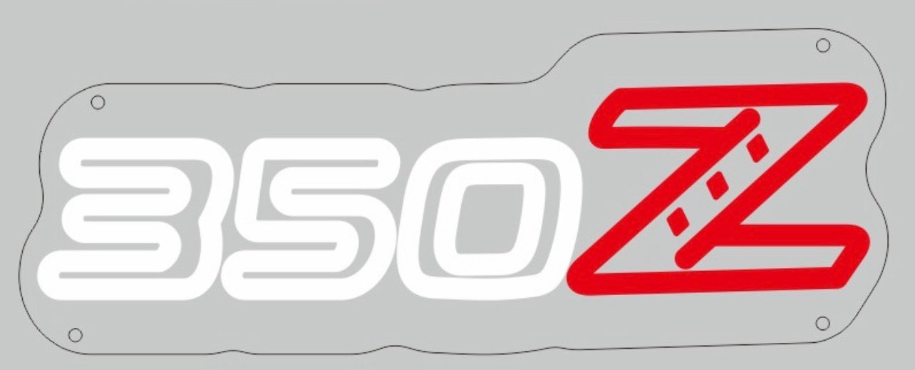 Nissan - 350Z neon - décoration murale