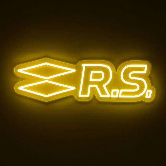 Renault RS - Néon déclaration d’intérieur Renault