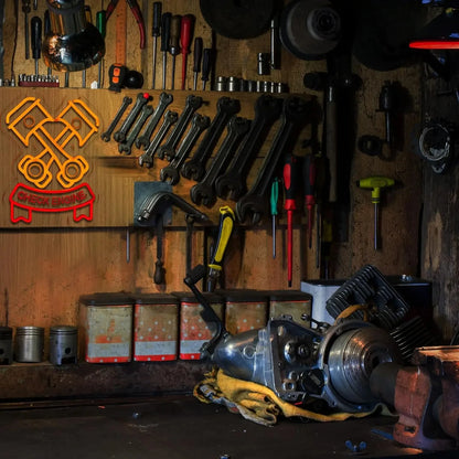 Néon décoration Garage