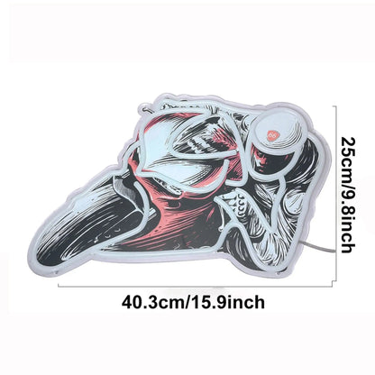 Motorcycle Race Neon Sign USB LED Neon Light Sign for Wall Decor Living Room Bedroom Man Cave Home Party Decor Gift Night Light